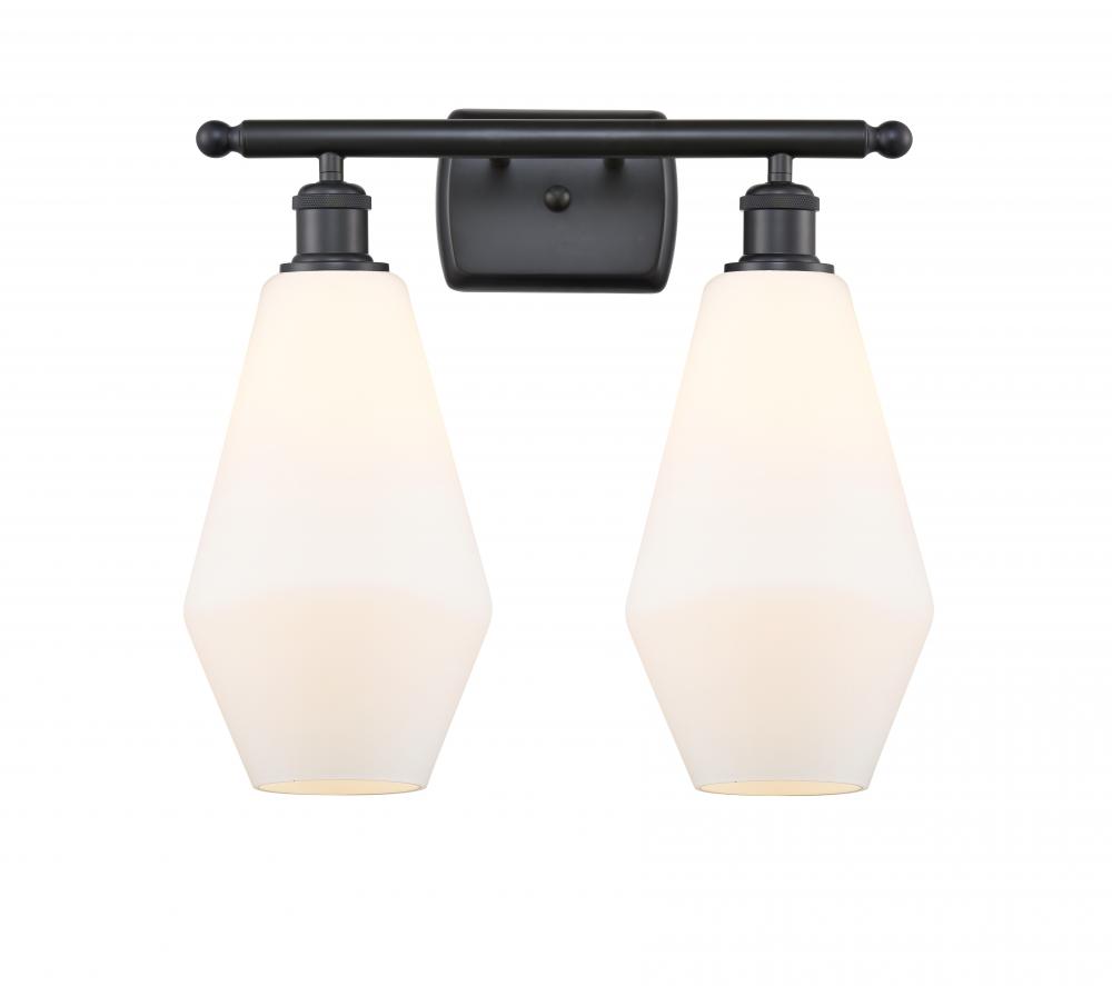 Cindyrella - 2 Light - 17 inch - Matte Black - Bath Vanity Light