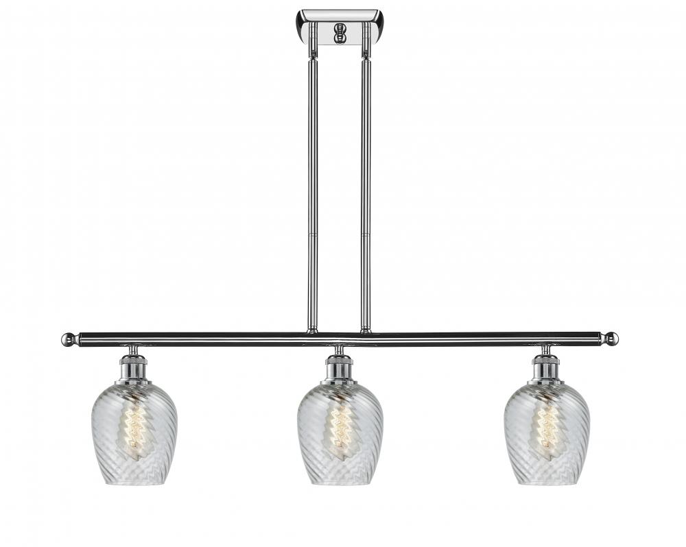 Salina - 3 Light - 36 inch - Polished Chrome - Cord hung - Island Light