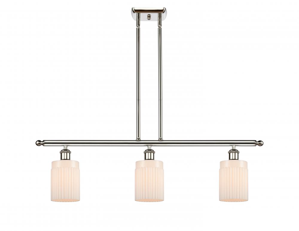 Hadley - 3 Light - 36 inch - Polished Nickel - Cord hung - Island Light