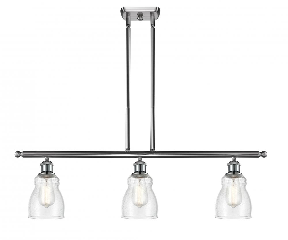 Ellery - 3 Light - 36 inch - Brushed Satin Nickel - Cord hung - Island Light