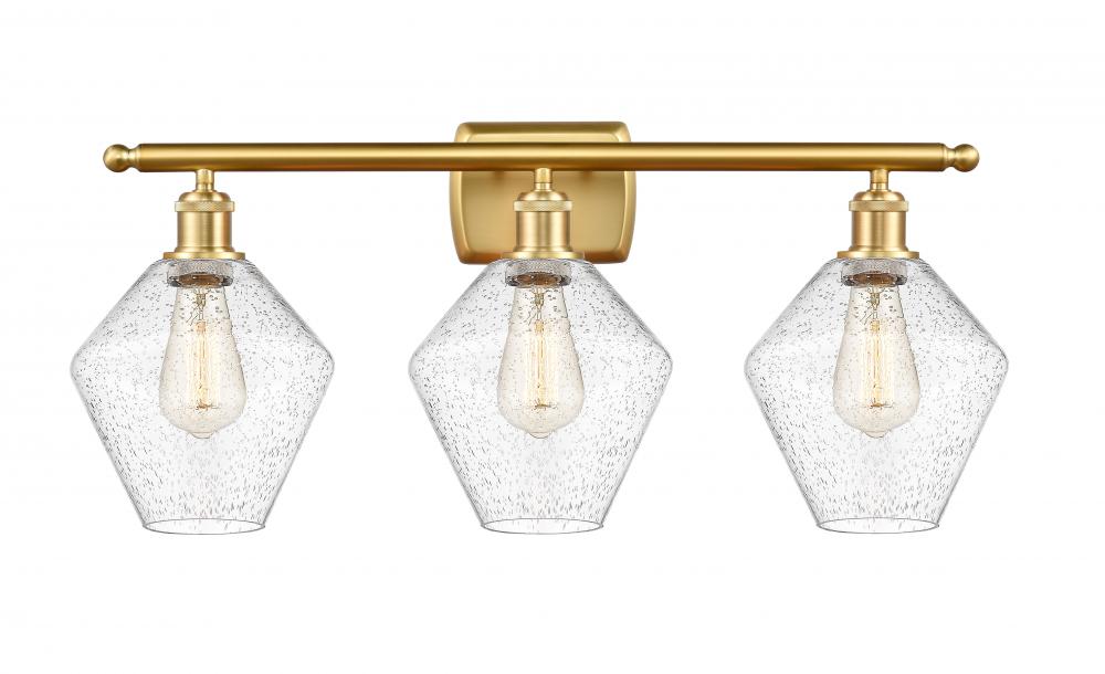 Cindyrella - 3 Light - 28 inch - Satin Gold - Bath Vanity Light