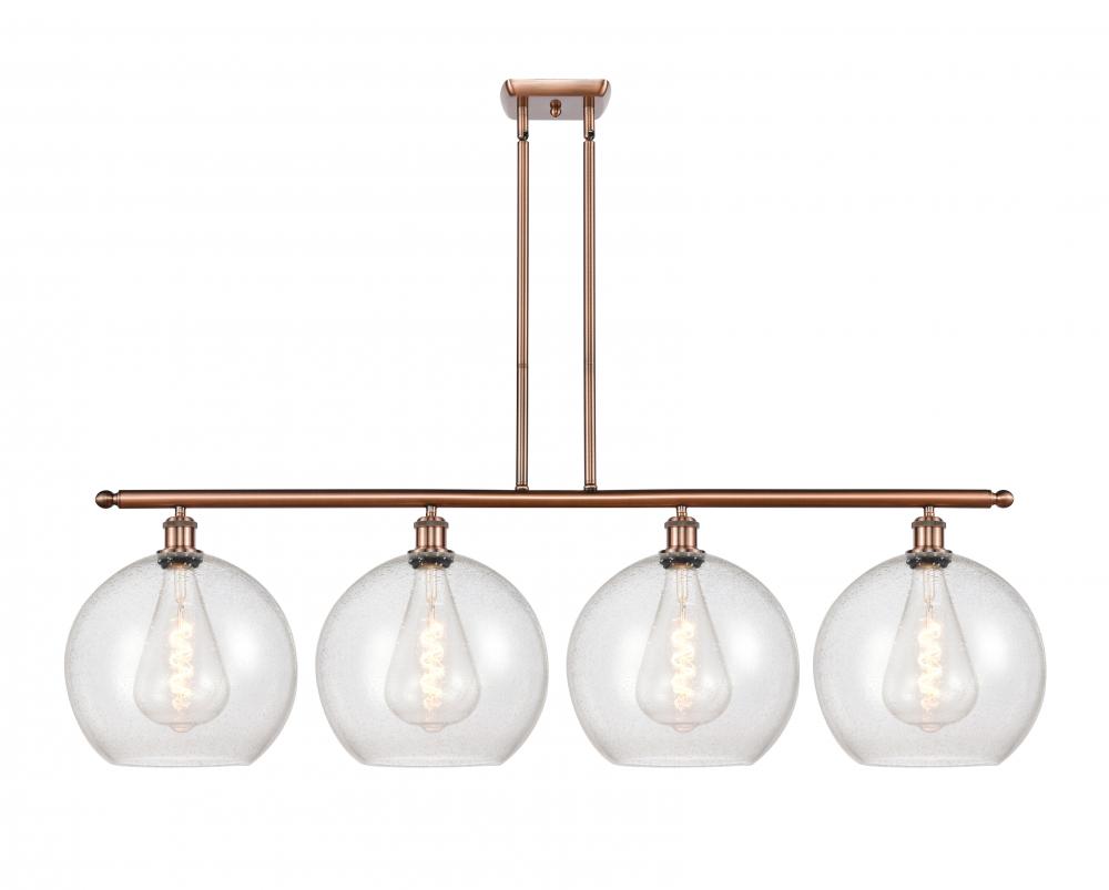 Athens - 4 Light - 50 inch - Antique Copper - Stem Hung - Island Light