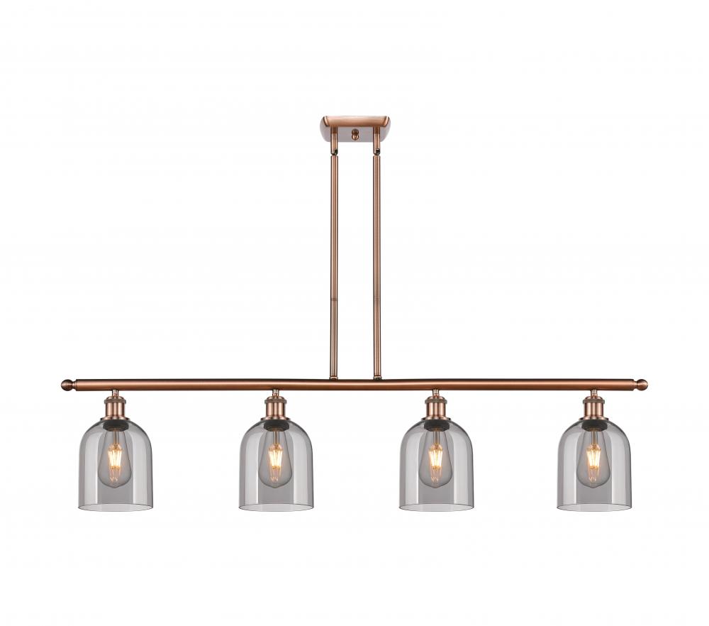 Bella - 4 Light - 48 inch - Antique Copper - Cord hung - Island Light