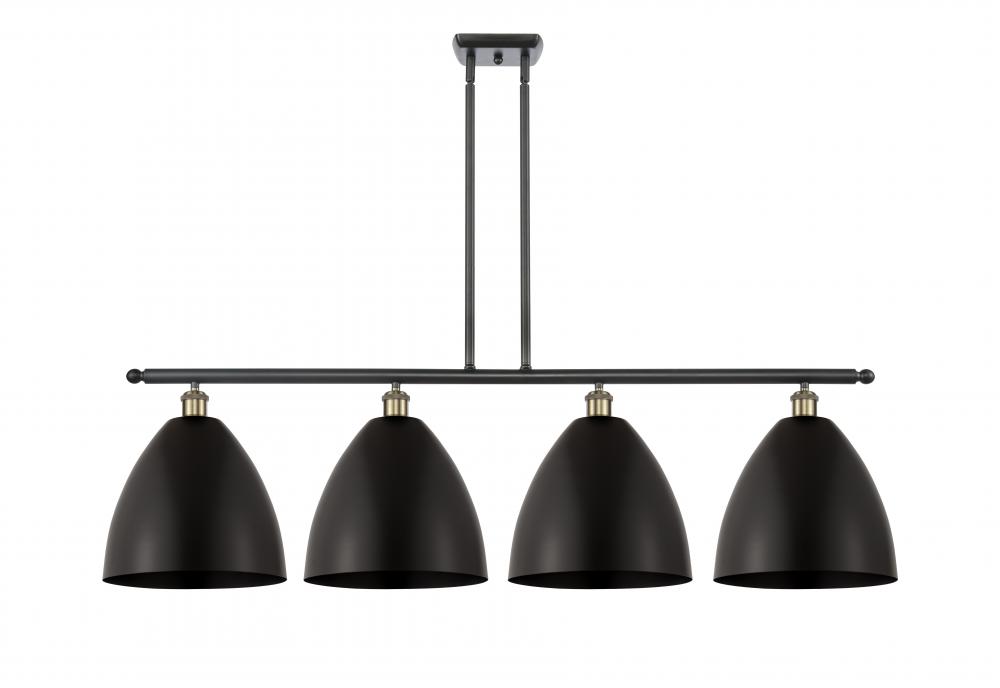 Bristol - 4 Light - 50 inch - Black Antique Brass - Cord hung - Island Light