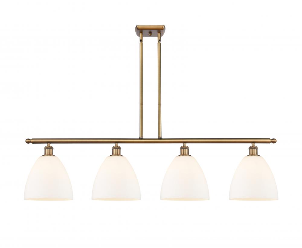 Bristol - 4 Light - 48 inch - Brushed Brass - Cord hung - Island Light