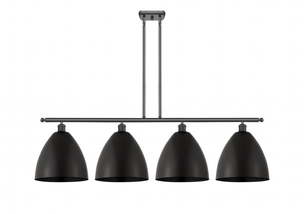 Bristol - 4 Light - 50 inch - Matte Black - Cord hung - Island Light