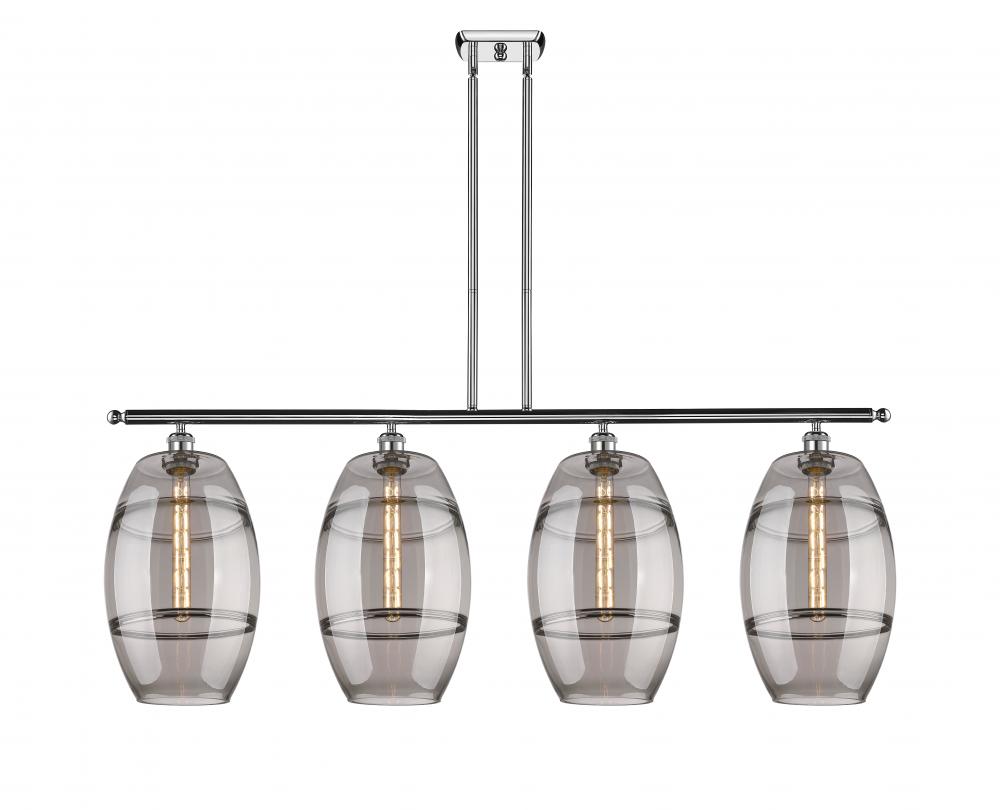 Vaz - 4 Light - 48 inch - Polished Chrome - Cord hung - Island Light