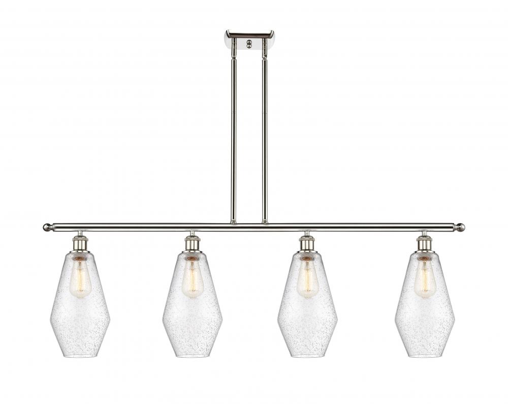 Cindyrella - 4 Light - 48 inch - Polished Nickel - Cord hung - Island Light