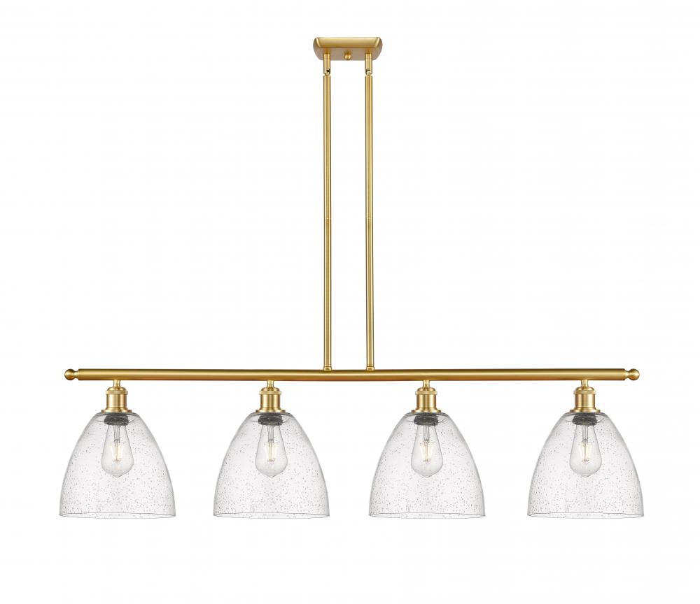 Bristol - 4 Light - 48 inch - Satin Gold - Cord hung - Island Light