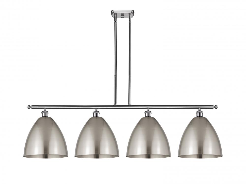 Bristol - 4 Light - 50 inch - Brushed Satin Nickel - Cord hung - Island Light