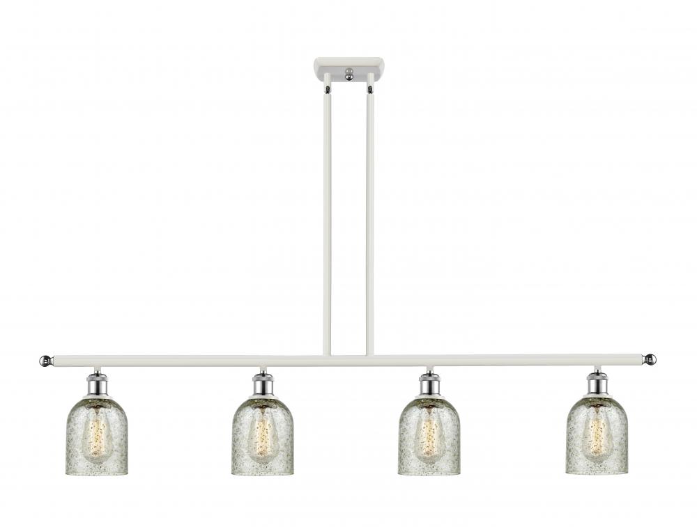 Caledonia - 4 Light - 48 inch - White Polished Chrome - Cord hung - Island Light