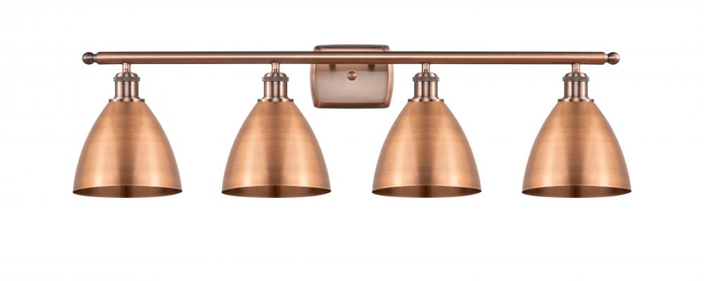 Bristol - 4 Light - 38 inch - Antique Copper - Bath Vanity Light