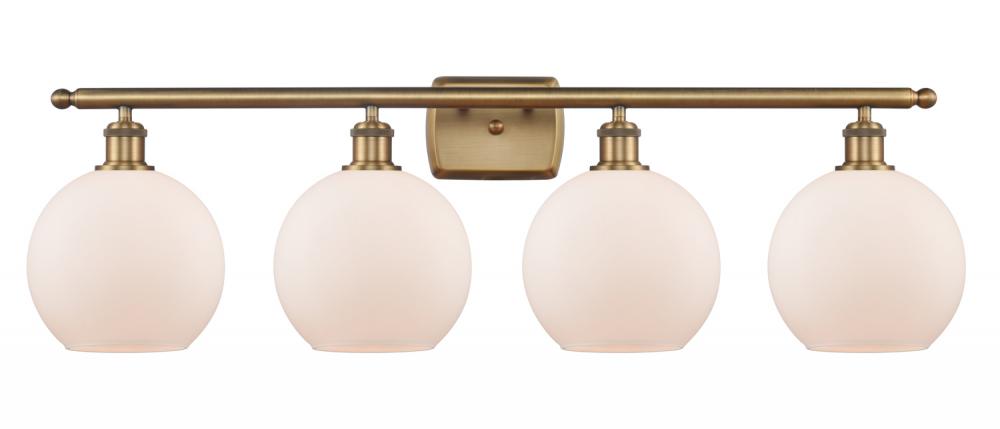 Athens - 4 Light - 38 inch - Brushed Brass - Bath Vanity Light