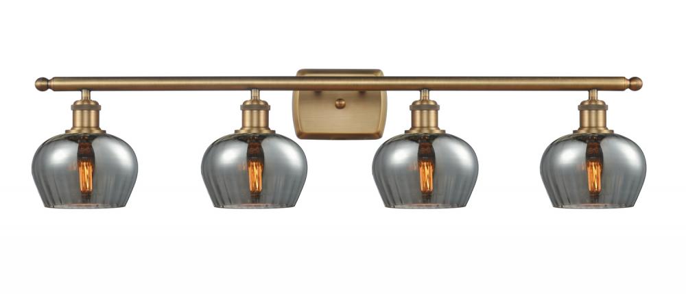 Fenton - 4 Light - 37 inch - Brushed Brass - Bath Vanity Light