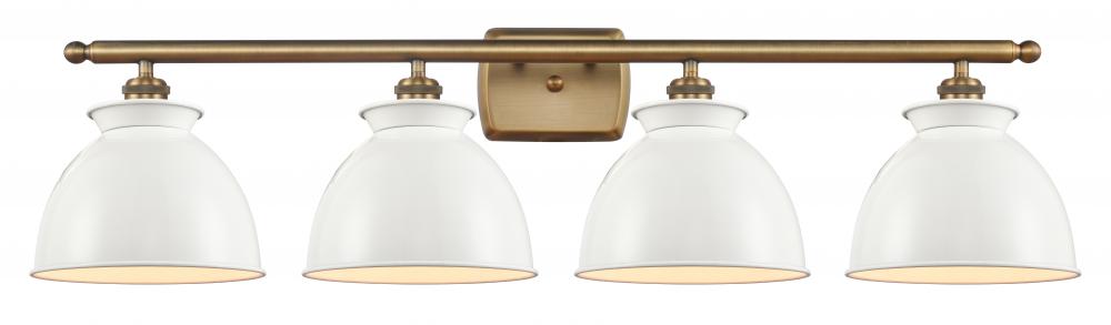 Adirondack - 4 Light - 38 inch - Brushed Brass - Bath Vanity Light