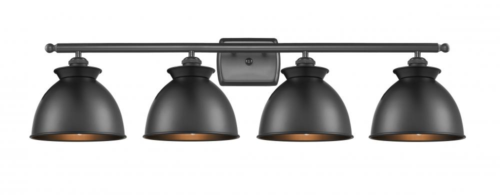 Adirondack - 4 Light - 38 inch - Matte Black - Bath Vanity Light