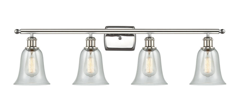 Hanover - 4 Light - 36 inch - Polished Nickel - Bath Vanity Light