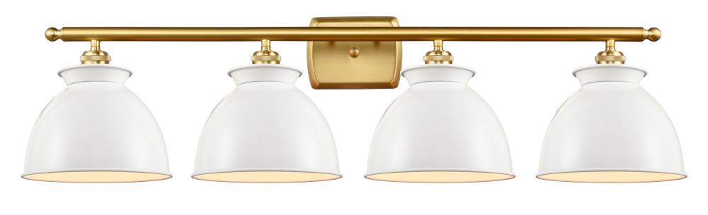 Adirondack - 4 Light - 38 inch - Satin Gold - Bath Vanity Light