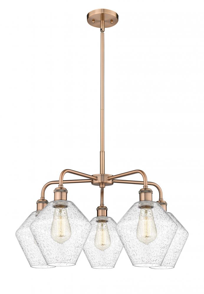 Cindyrella - 5 Light - 26 inch - Antique Copper - Chandelier