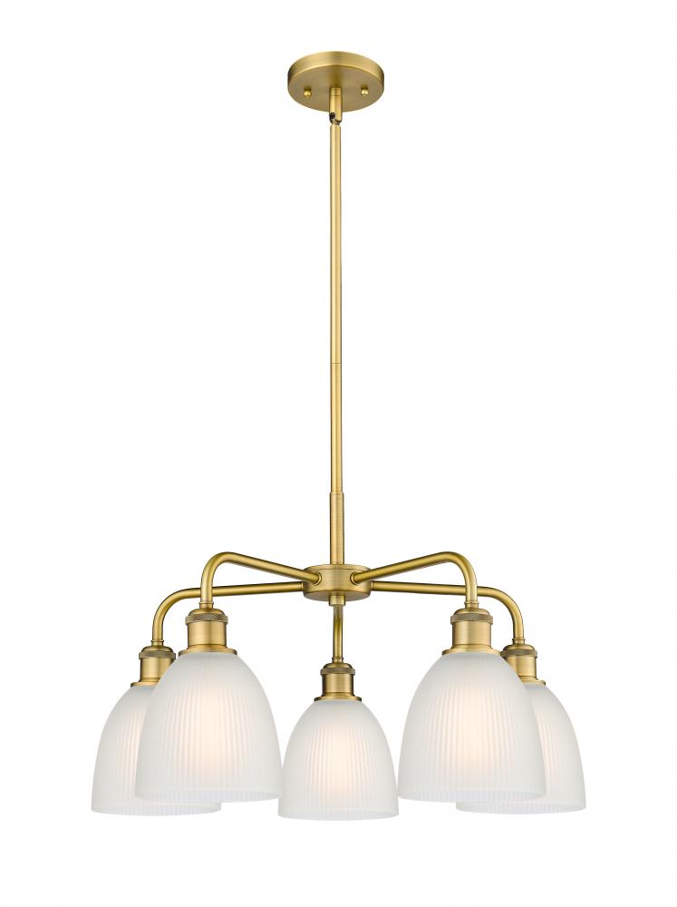 Castile - 5 Light - 24 inch - Brushed Brass - Chandelier