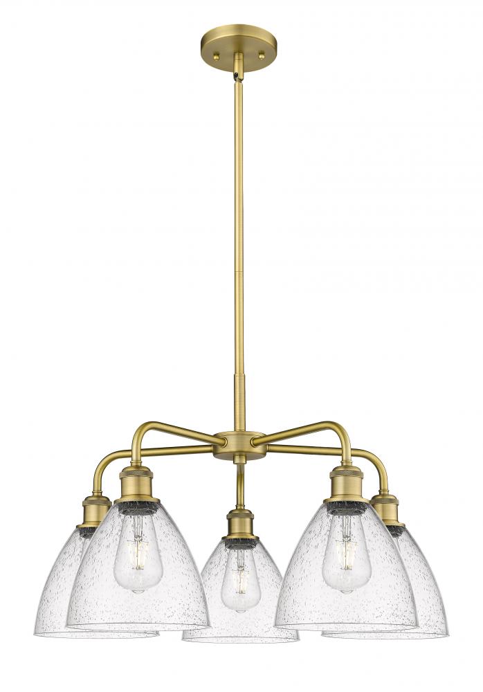 Bristol - 5 Light - 26 inch - Brushed Brass - Chandelier