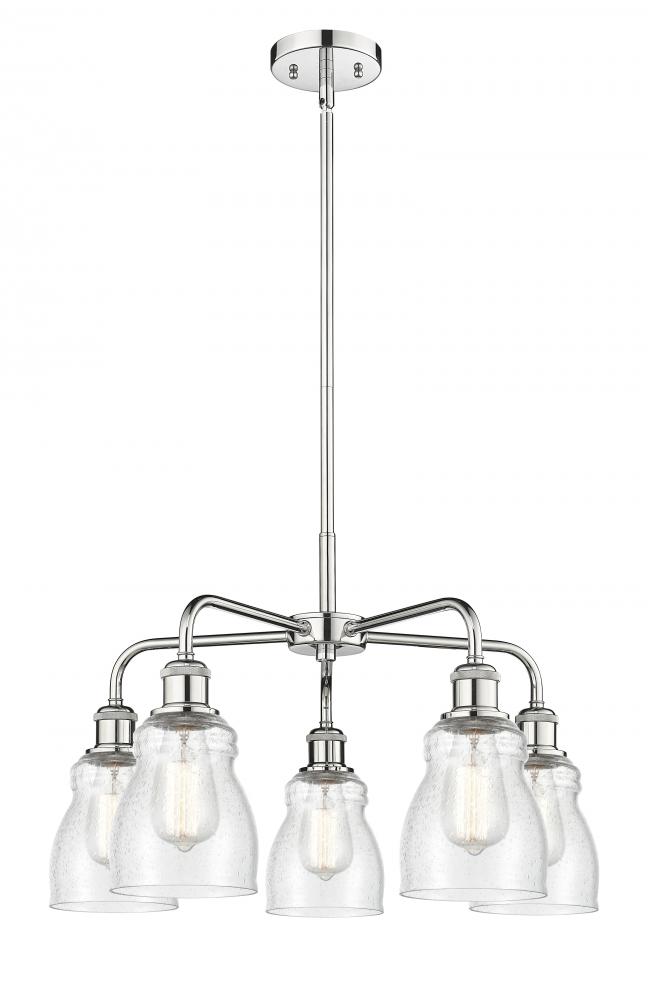 Ellery - 5 Light - 23 inch - Polished Chrome - Chandelier