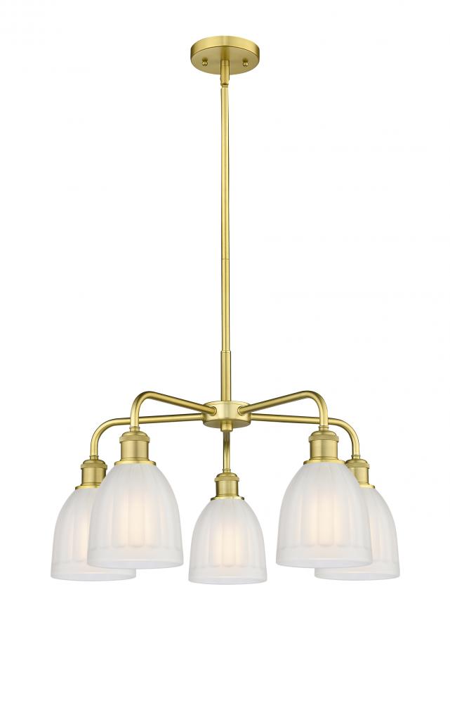 Brookfield - 5 Light - 24 inch - Satin Gold - Chandelier