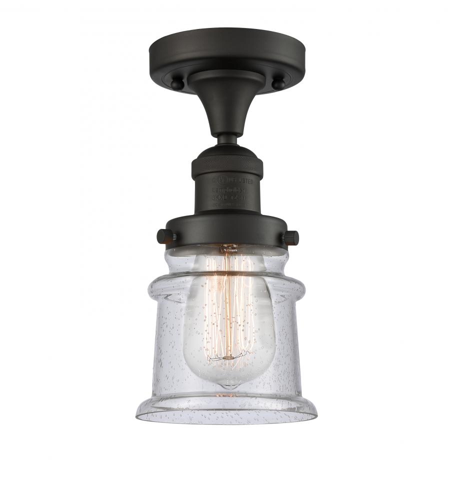 Canton - 1 Light - 6 inch - Oil Rubbed Bronze - Semi-Flush Mount