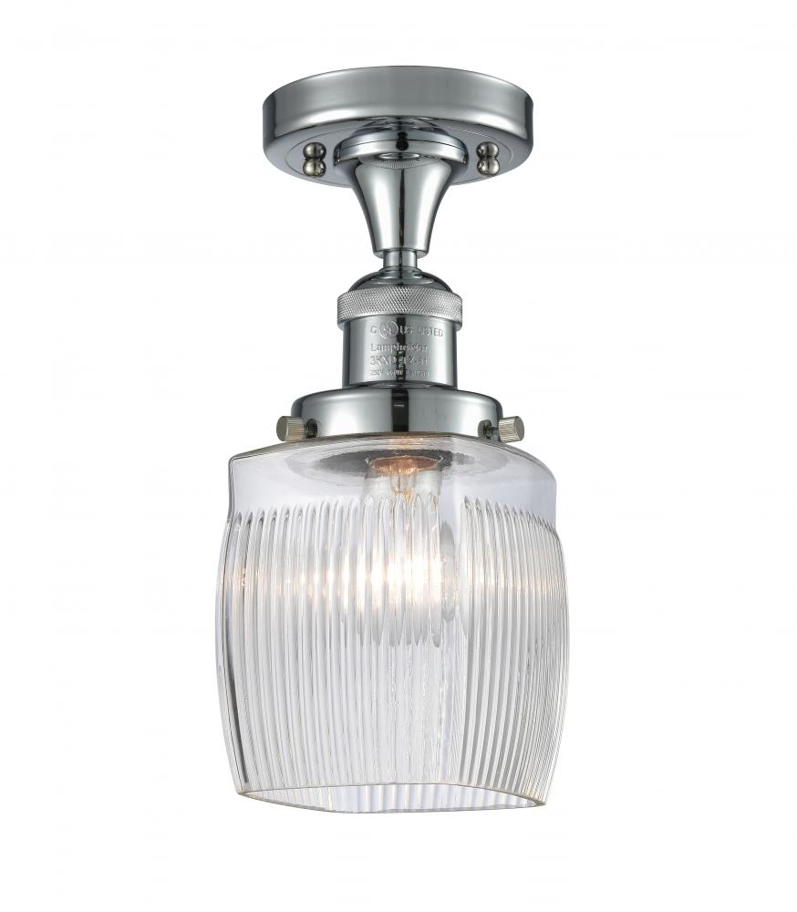 Colton - 1 Light - 6 inch - Polished Chrome - Semi-Flush Mount