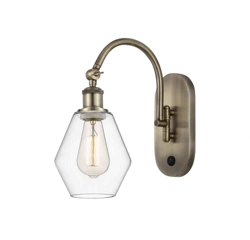 Cindyrella - 1 Light - 6 inch - Antique Brass - Sconce