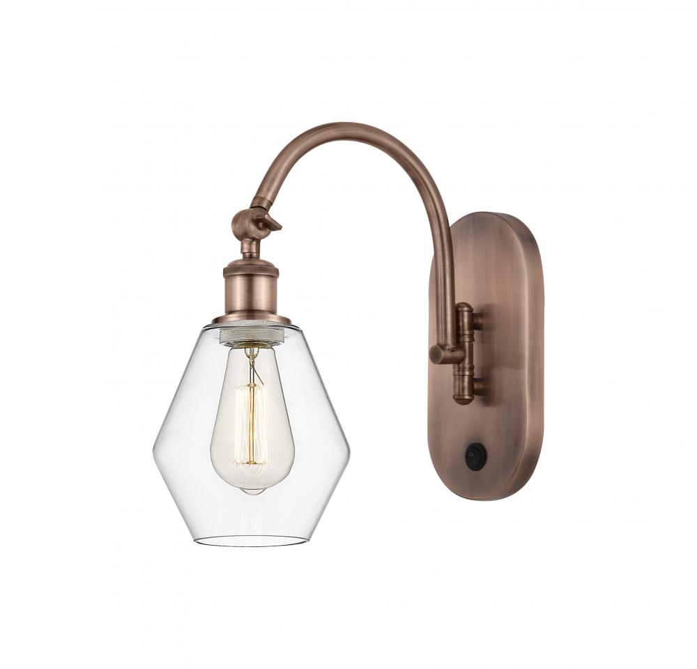 Cindyrella - 1 Light - 6 inch - Antique Copper - Sconce