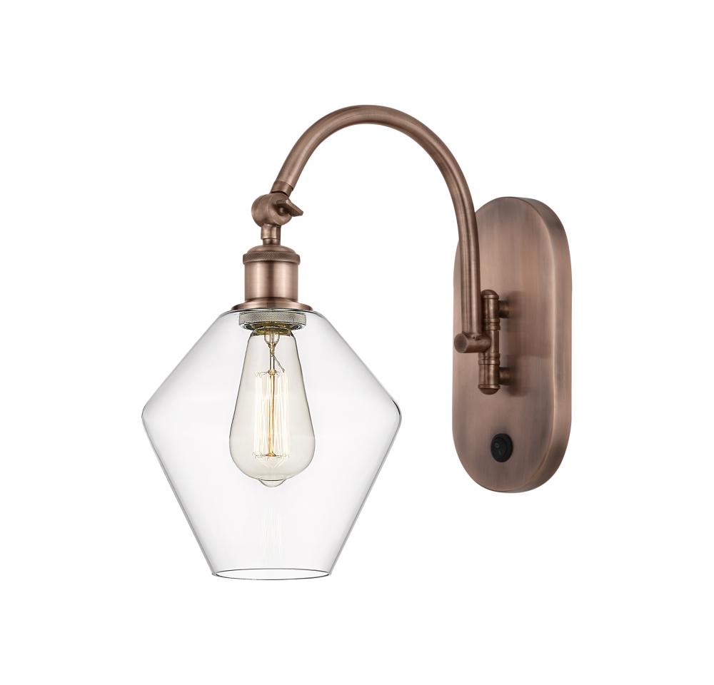 Cindyrella - 1 Light - 8 inch - Antique Copper - Sconce