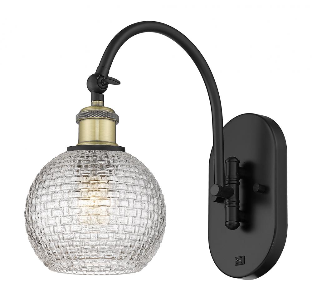 Athens - 1 Light - 6 inch - Black Antique Brass - Sconce