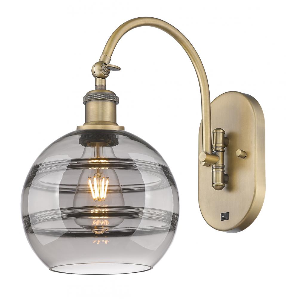 Rochester - 1 Light - 8 inch - Brushed Brass - Sconce