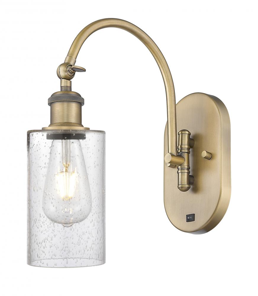 Clymer - 1 Light - 4 inch - Brushed Brass - Sconce