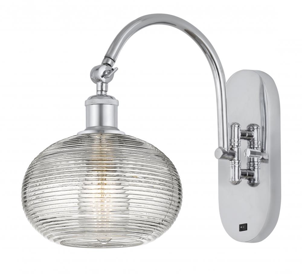 Ithaca - 1 Light - 8 inch - Polished Chrome - Sconce