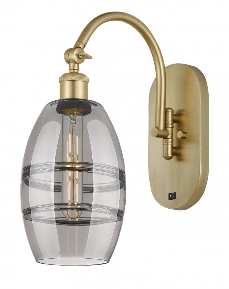 Vaz - 1 Light - 6 inch - Satin Gold - Sconce