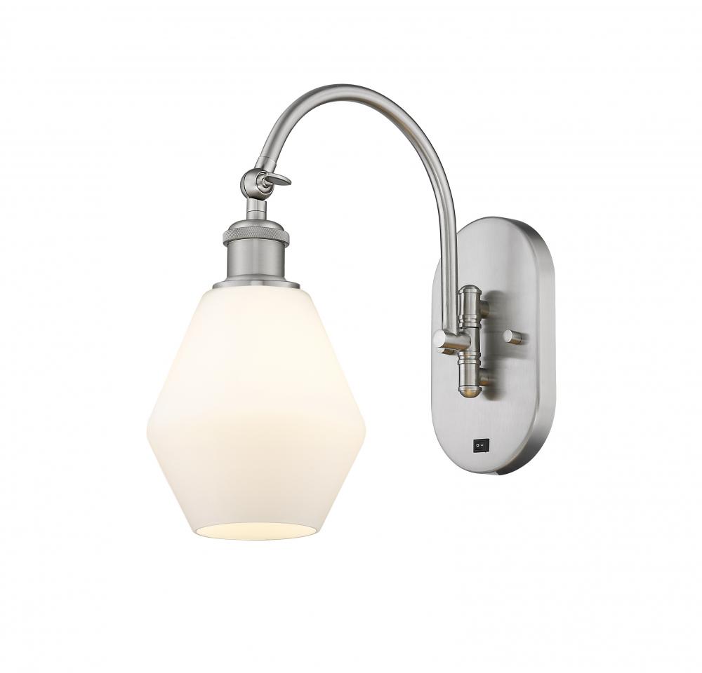 Cindyrella - 1 Light - 6 inch - Brushed Satin Nickel - Sconce