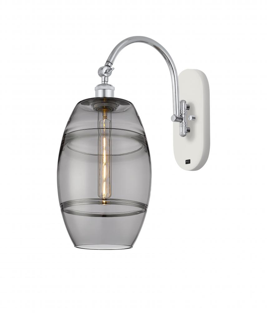 Vaz - 1 Light - 8 inch - White Polished Chrome - Sconce