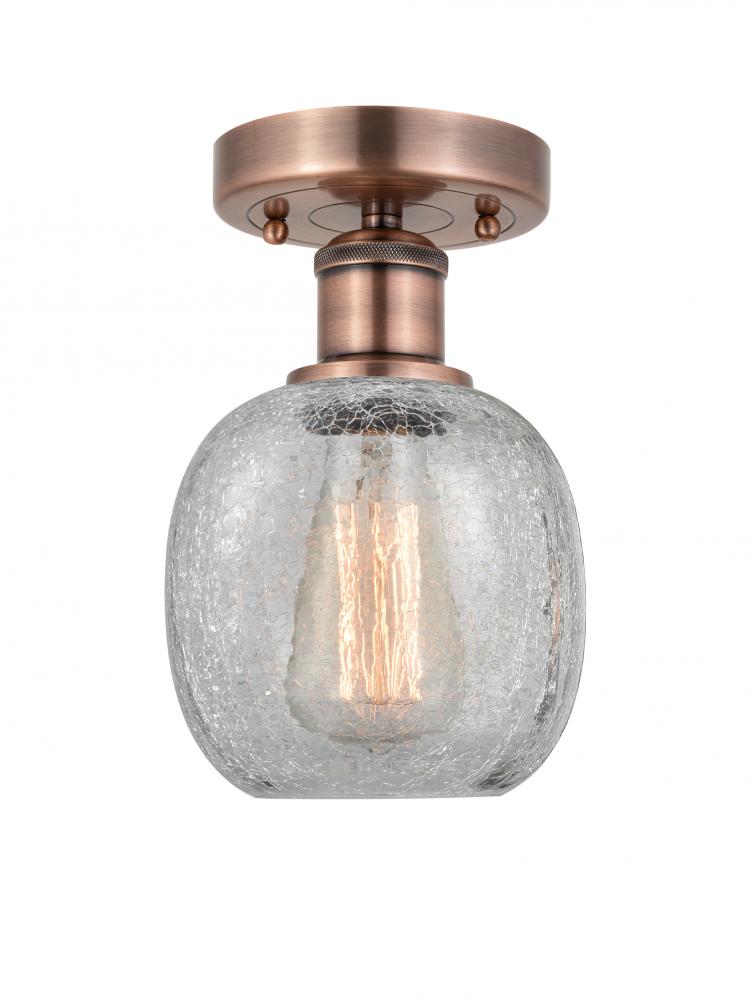 Belfast - 1 Light - 6 inch - Antique Copper - Semi-Flush Mount