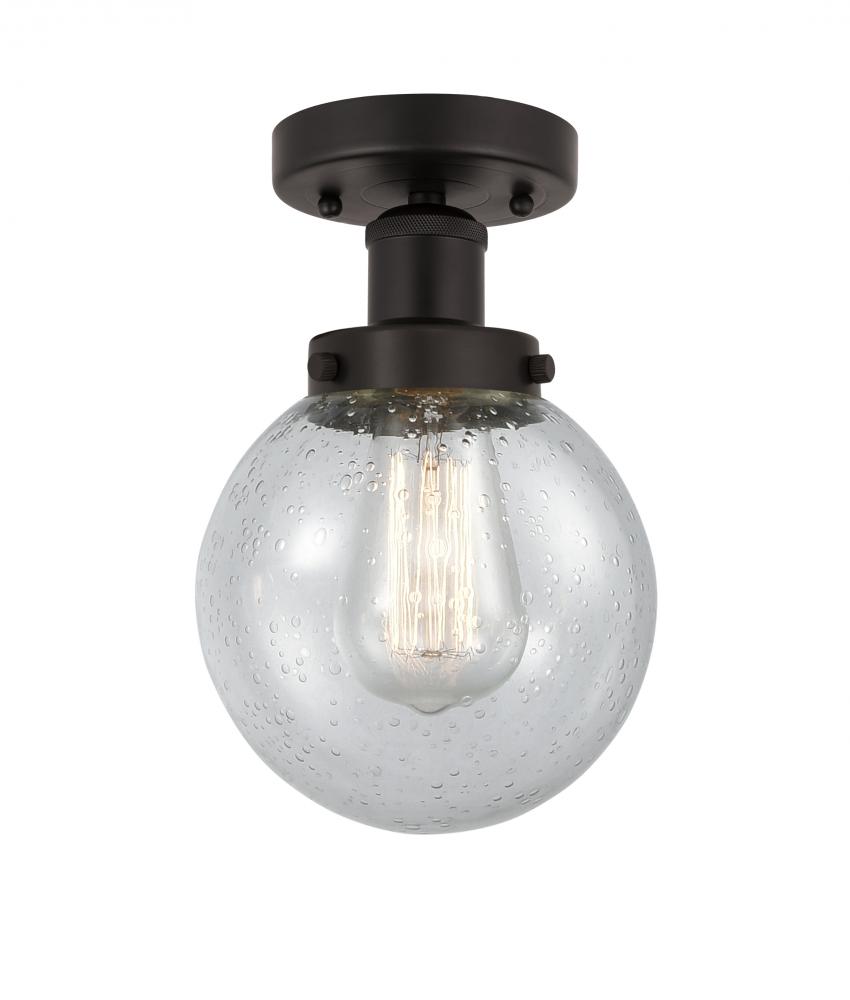 Beacon - 1 Light - 6 inch - Oil Rubbed Bronze - Semi-Flush Mount