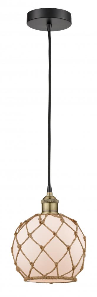 Edison - 1 Light - 8 inch - Black Antique Brass - Mini Pendant