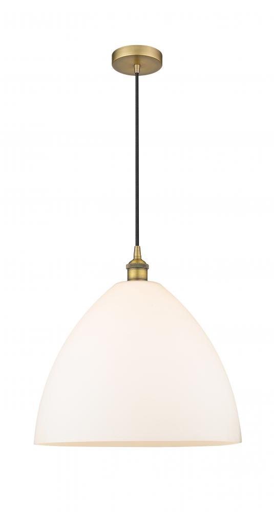 Bristol - 1 Light - 16 inch - Brushed Brass - Cord hung - Pendant