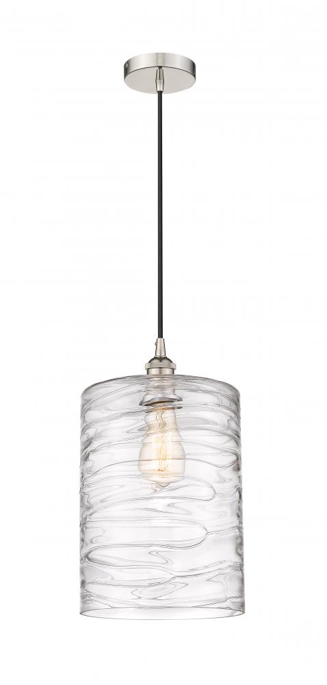 Cobbleskill - 1 Light - 9 inch - Polished Nickel - Cord hung - Mini Pendant