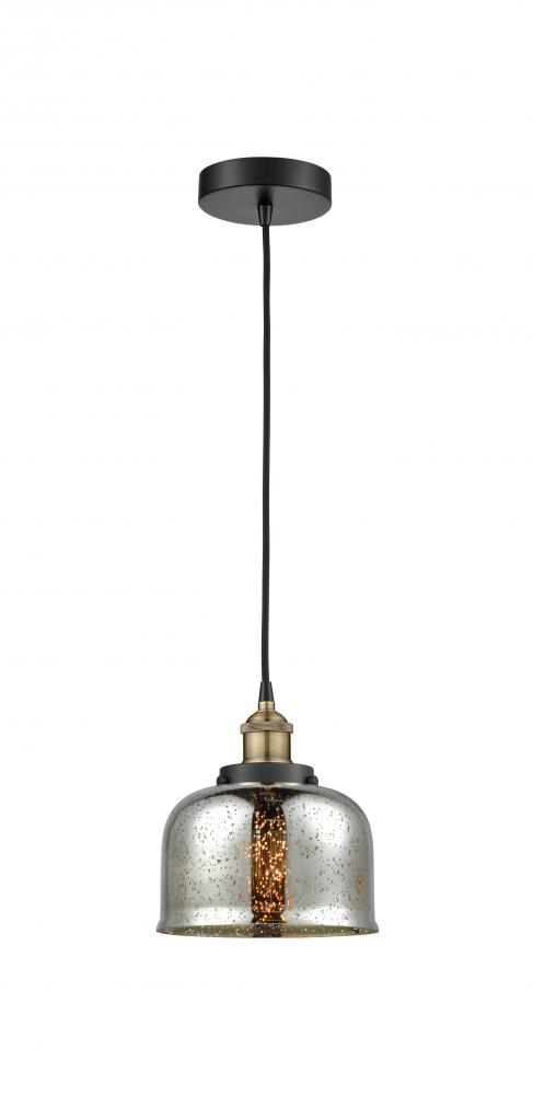 Cone - 1 Light - 8 inch - Black Antique Brass - Mini Pendant