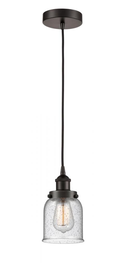 Bell - 1 Light - 5 inch - Oil Rubbed Bronze - Cord hung - Mini Pendant