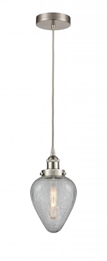 Geneseo - 1 Light - 7 inch - Satin Nickel - Mini Pendant