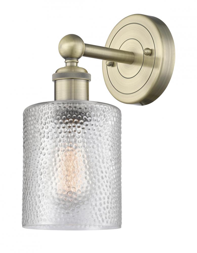 Cobbleskill - 1 Light - 5 inch - Antique Brass - Sconce