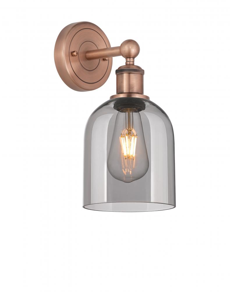 Bella - 1 Light - 6 inch - Antique Copper - Sconce