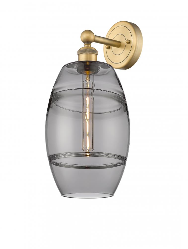 Vaz - 1 Light - 8 inch - Brushed Brass - Sconce